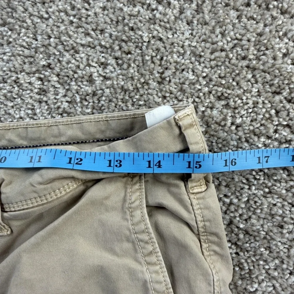 American Eagle Outfitters Chino Shorts Mens 30 Beige Extreme Flex Slim Fit
